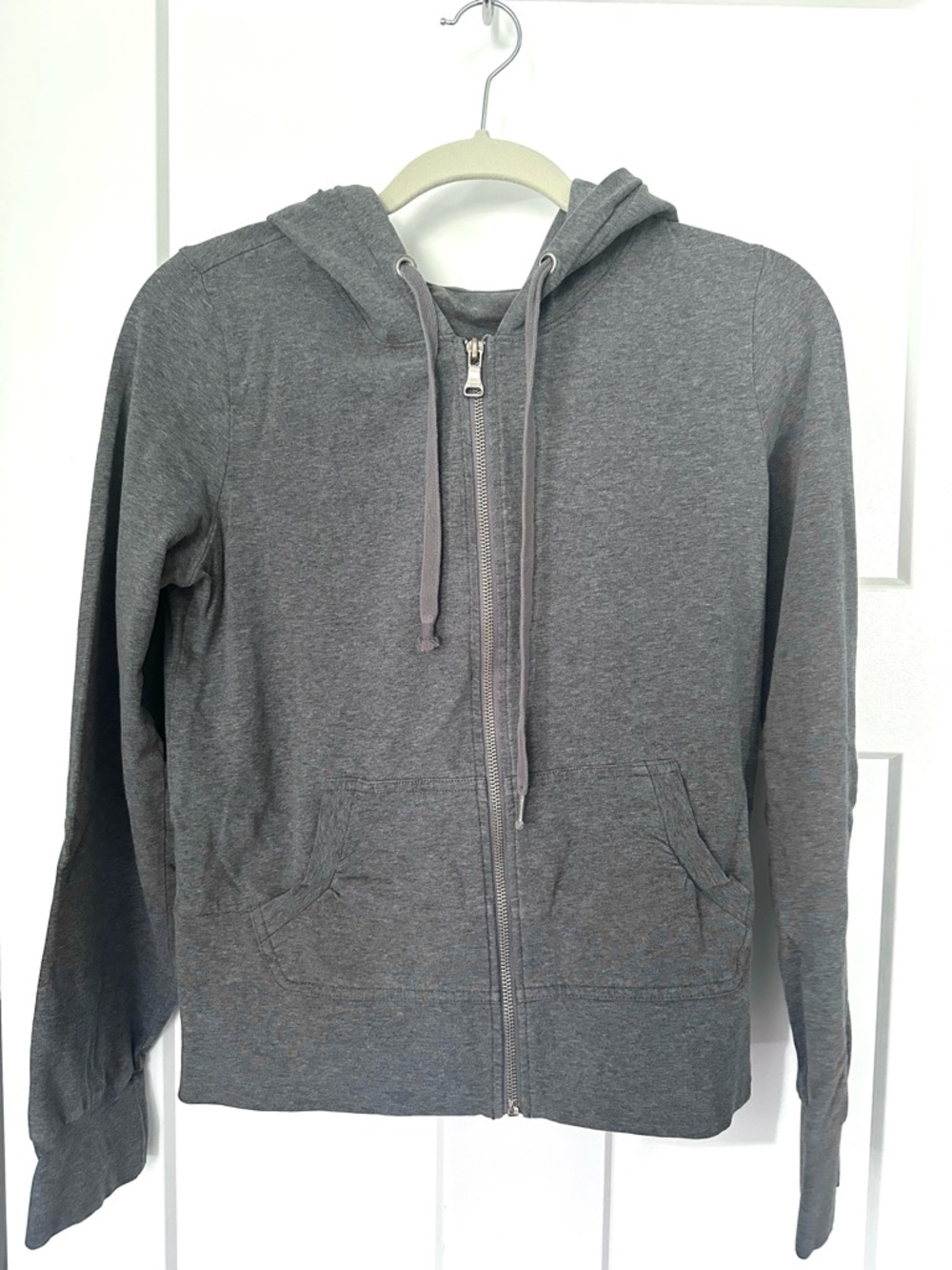 Express Gray Zip-Up Hoodie Size L